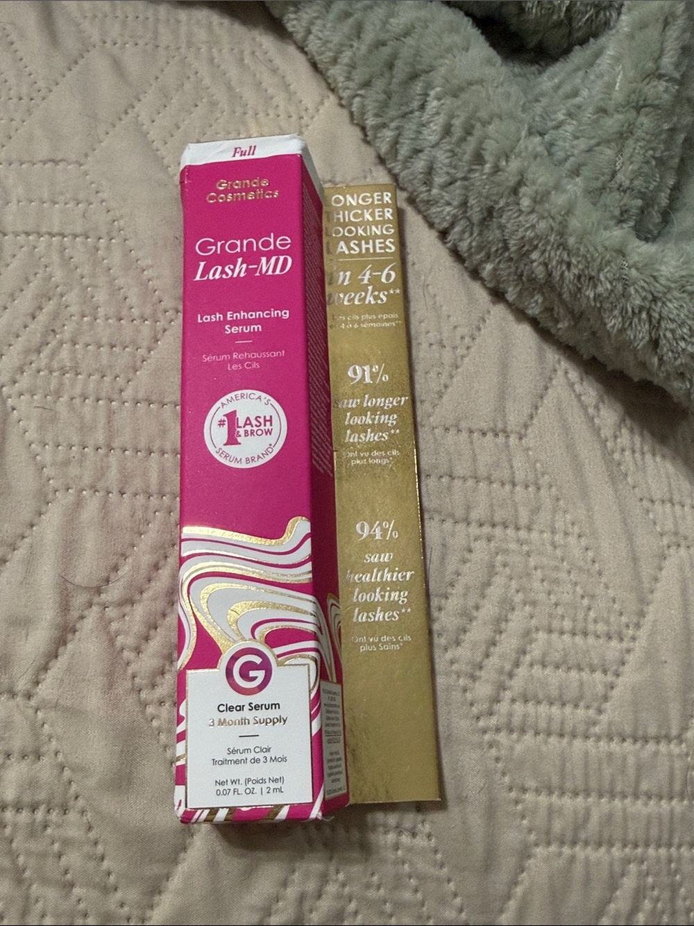 GrandeLash-MD Lash Enhancing Serum - Pink & Gold Box